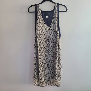 J Crew silk sleeveless dress dainty floral print summer breathable lightweight‎